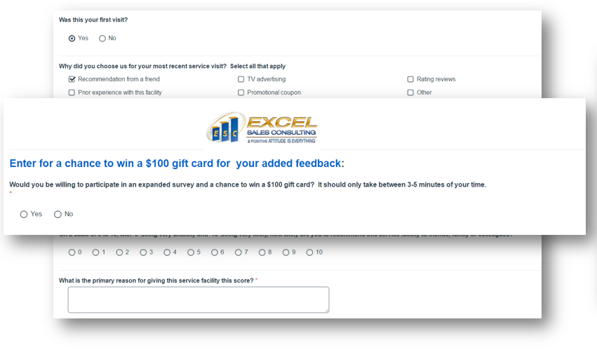 Image of a customer satisfaction survey